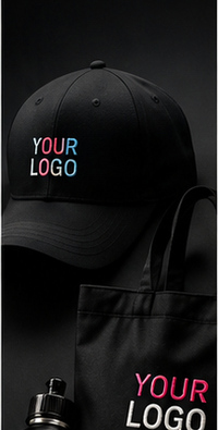 Branded flask and coffee mug